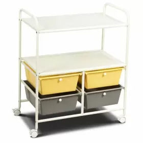 HW54070YE STORAGE Chest Drawers Racks Rolling Frame Wheels