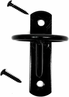 HLC-00038-BK HILL LEATHER COMPANY Wall Mount Hook Hanger #2