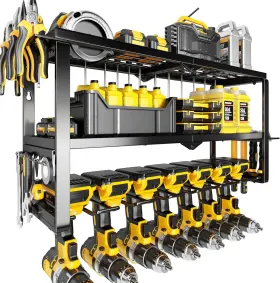 726084148154 HIPIDIAN Power Tool Organizer Wall Mount Stor