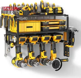726084837171 HIPIDIAN Power Tool Organizer Wall Mount Layers