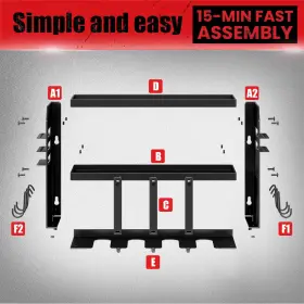 736896794480 HIPIDIAN Power Tool Organizer Wall Mount Storage #2