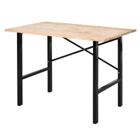 842525114424 HOMCOM Fir Wood Bench Tool Table Garage Bracke