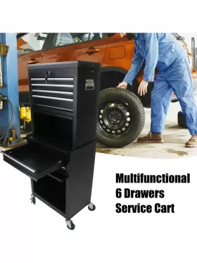 6-955 HOME IMPROVEMENT Rolling Tool Chest Box Lockable Wheels