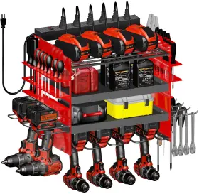TOS-1 HOMECOR Power Tool Organizer Wall Mount Charging Drill