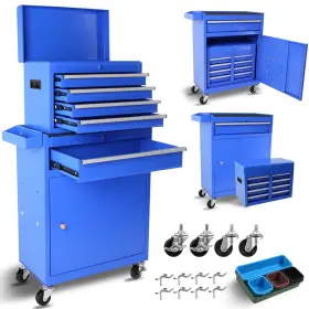 780374850851 HOMJOONES Tool Chest Rolling Storage Cabinet Top #3