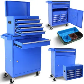 780374850851 HOMJOONES Tool Chest Rolling Storage Cabinet Top
