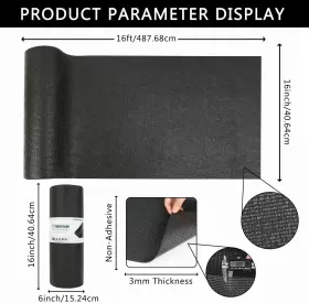 313106553500 HOOTOWN Foam Rubber Toolbox Shelf Liner Drawer #3