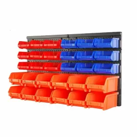 DFX636 HORUSDY Wall Storage Bins Rack Organizer Garage