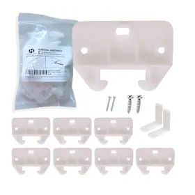 P002-WH HOWTOOL Drawer Track Guides Angle Glide Set Standard