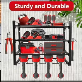 720118401031 HTDMA Power Tool Organizer Drill Storage Layers #2
