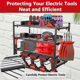 720118401031 HTDMA Power Tool Organizer Drill Storage Layers #3