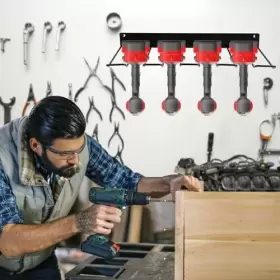 720118401062 HTDMA Drill Power Tool Organizer Rack Wall #3