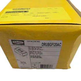 DRUBGFI120 HUBBELL Din Rail Utility Box Gfi