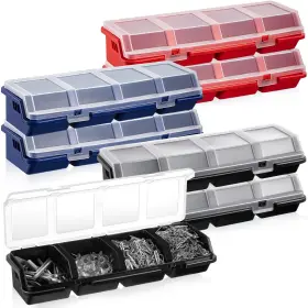 DUN-HUSHEE-3467 HUSHEE Screw Organizer Box Lid Compartments
