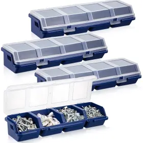 DUN-HUSHEE-837 HUSHEE Screw Organizers Storage Bins Locks Box