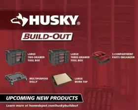 313038651633 HUSKY Rolling Tool Box Water Dust Impact #2