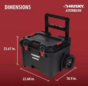 313038651633 HUSKY Rolling Tool Box Water Dust Impact #3