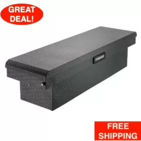 321133778 HUSKY Crossbed Tool Storage Box Organizer Graphite