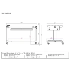 445006018025 HUSKY Bench Table Solid Wood Top Furniture #3