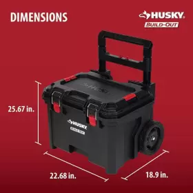 711181355062 HUSKY Modular Tool Storage Rolling Box Lockable #3