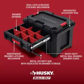 711181932621 HUSKY Modular Tool Storage Box