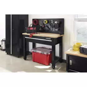 G4801S-US HUSKY Solid Wood Top Workbench Pegboard Drawer #2