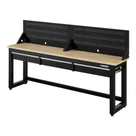 G9603S-US HUSKY Solid Wood Top Workbench Pegboard Drawers