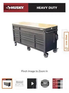 HOLC7218BB1MYS HUSKY Mobile Steel Workbench