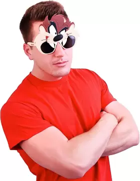HOMD36XDB22 HUSKY Looney Tunes Sunglasses Taz Marvin Costume #3