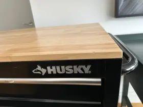 HOTC5209B12M HUSKY Mobile Workbench Tool Chest Solid Wood Top #3