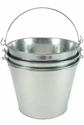 HOTC5209B41M HUSKY Galvanized Pail Beer Pack