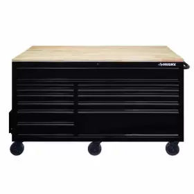 HOTC6212B11M HUSKY Mobile Workbench Fold Up Wood Top #2