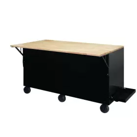 HOTC6212B11M HUSKY Mobile Workbench Fold Up Wood Top #3