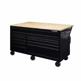 HOTC6212B11M HUSKY Mobile Workbench Fold Up Wood Top