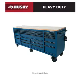 HOTC8422BL2M HUSKY Tool Storage Mobile Workbench Cabinet