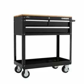HOUC3603B1QWK HUSKY Rolling Tool Mobile Mechanic Garage Wood #3