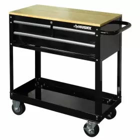 HOUC3603B1QWK HUSKY Rolling Tool Mobile Mechanic Garage Wood