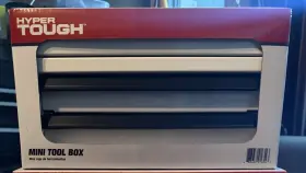 883652916543 HYPER TOUGH Mini Tool Box Steel Powder Coated
