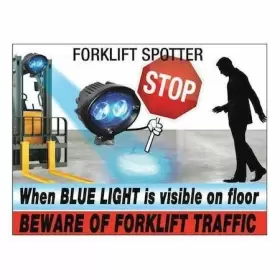 70-1095-1 IDEAL WAREHOUSE INNOVATIONS Warning Safety Sign