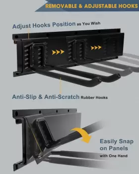 445035264271 INNOVATIONS Garden Tool Organizer Garage Wall #3