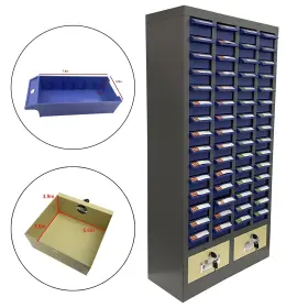 198462448864 INTBUYING Drawers Steel Storage Cabinet Door