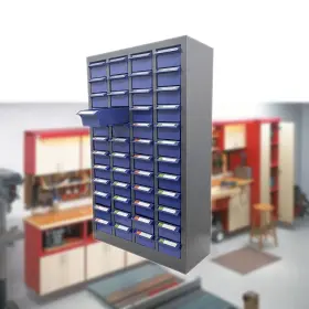 AS-054556 INTBUYING Drawers Bolt Nut Tool Storage Cabinet #2