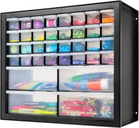 580089 IRIS Screw Organizer Cabinet Stackable Storage