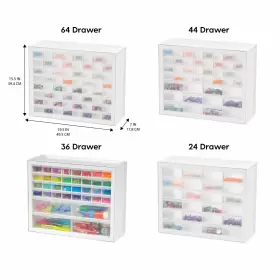 762016480046 IRIS Drawer Stackable Storage Cabinet #3