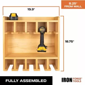 840013431695 IRON FORGE TOOLS Power Tool Organizer Assembled #2