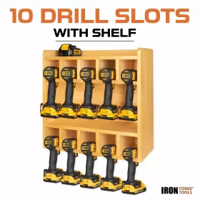 840013431695 IRON FORGE TOOLS Power Tool Organizer Assembled #3