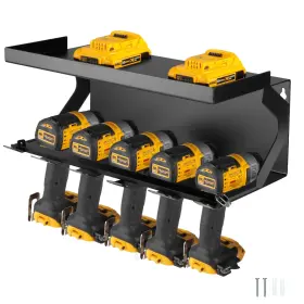 IFT-PTOMBAR5-BK IRON FORGE TOOLS Power Tool Organizer Wall
