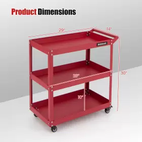 HCST01895 IRONIMAX Rolling Tool Spacious Shelves Wheels #2