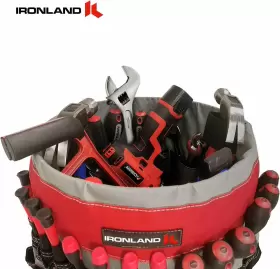 713651994962 IRONLAND Tool Organizer Gallon Pockets Caddy #2