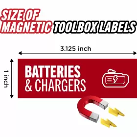850032543965 ITERA Toolbox Magnetic Labels Tool Chest #3
